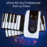 88 Key Professional Roll Up Piano With MIDI Keyboard Hand Rolled Musical Instrument