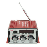 MA-600 USB SD DVD CD FM MP3 Digital LED Display Motorcycle Car Amplifier 20W+20W 12V Car Audio Amplifier Stereo