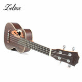 Zebra 23'' Acoustic Rosewood Concert Ukulele Uke 4 Strings Electric Bass Guitar Guitarra for Musical Stringed Instruments Lovers