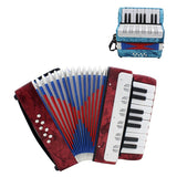 IRIN Professional 17 Key Mini Accordion Educational Keyboard Musical Instrument for Both Kids & Adult