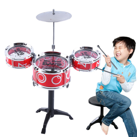 Children Kids Educational Toy Rock Drums Simulation Musical Instruments free shipping