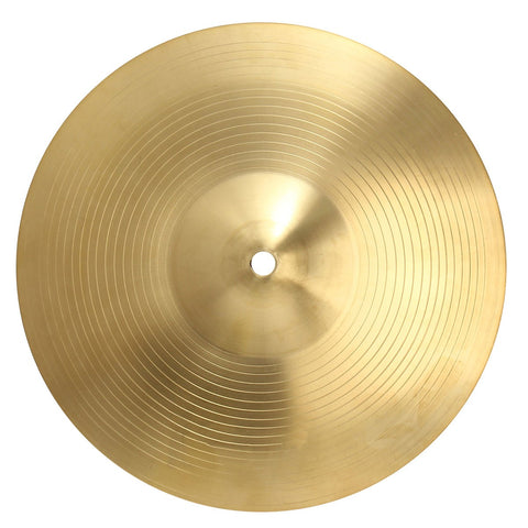 16" Crash Cymbal Brass Copper Hand Cymbals Gong for Band Rhythm Percussion Musical Instrument