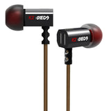 Original KZ ED9 3.5mm HiFi In-Ear Tuning Nozzle Earbuds Earphone Bass Stereo EarphonesFor Mobile Phone PC Black  with microphone