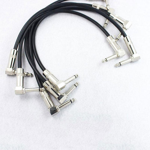 30cm Electric Bass Guitar Effect Pedal 6.35mm Patch Connect Cable Plug Audio AMP String