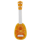 Creative Fruit Pattern Children Learning Plastic Guitar Ukulele Mini Musical Instrument Children Kids Educational Toys Guitar