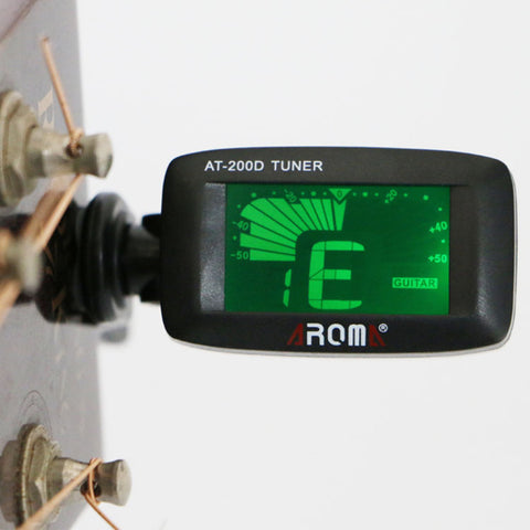 Aroma AT-200D 360 Degree Rotatable Guitar Clip Tuner Guitar Bass Ukulele Violin Tuner Instrument Accessory free shipping