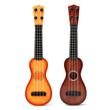 Acoustic 4 Strings Musical Plastic Toy Ukulele Small Style Children's Guitar 38cmX10cmX3cm For Kids Educational Gift
