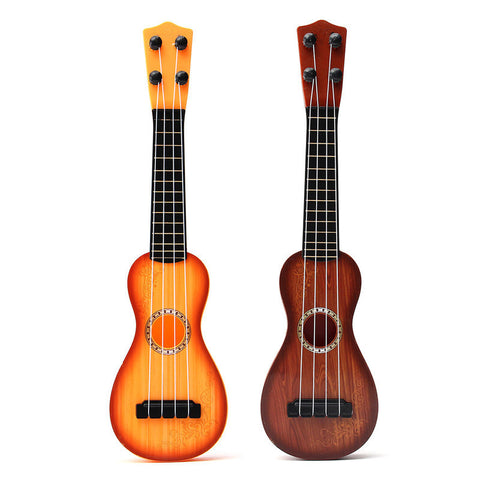 Acoustic 4 Strings Musical Plastic Toy Ukulele Small Style Children's Guitar 38cmX10cmX3cm For Kids Educational Gift