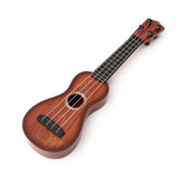 Acoustic 4 Strings Musical Plastic Toy Ukulele Small Style Children's Guitar 38cmX10cmX3cm For Kids Educational Gift