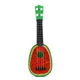 38cm Fruits Cute Style 4 String Plastic Ukulele Guitar Musical Instrument Kids Children Development Educational Toy Gift