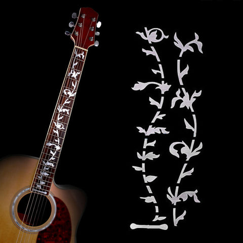 1 Pcs Tree Of Life Guitar Bass Guitar Fretboard Lnlay Vinyl Sticker Decal DIY Vine Plant Dsign Bass Guitar Sticker