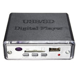 12V Portable Power Amplifier MP3 SD USB Audio Player Reader 3-Electronic Keypad Control with Remote