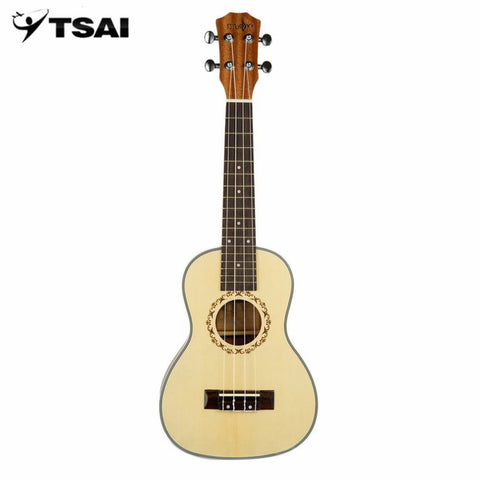 TSAI 23inch/26inch Wooden Ukulele Seal Edge Four String Guitar Mahogany Four Wire Ukulele Stringed Instrument New Arrival