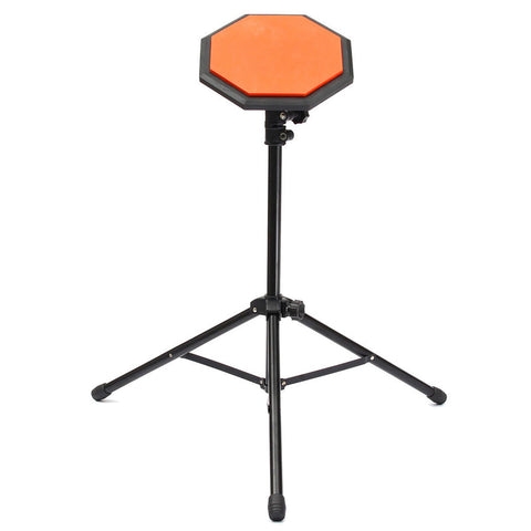 8 inch Metal Rubber Dumb Drum Adjustable Bracket Drummer Exercise Training Pad For Beginners Percussion Instruments Parts