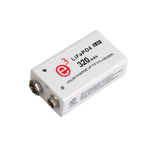 2016 NEW 1 Pieces 9V 320MAH lithium-ion Battery Cell for Soshine In stock! Drop Shipping