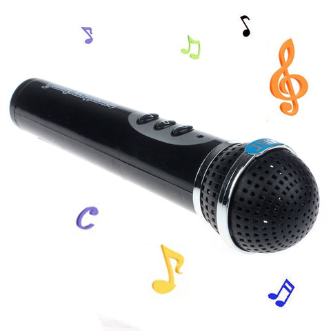 Children Girls Boys Black wireless Microphone Karaoke Singing Gift Music Karaoke microphone kids toy microphone Musical toy #YL
