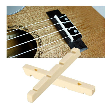 42mm 4 String Electric Bass Guitar Nuts Slotted Ivory Guitar Bridge Parts Musical Instrument Nut For Replacement