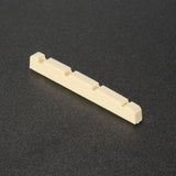 42mm 4 String Electric Bass Guitar Nuts Slotted Ivory Guitar Bridge Parts Musical Instrument Nut For Replacement