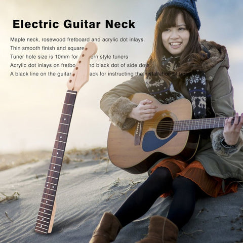 2017 TSAI 22 Frets Electric Guitar Neck Rosewood Fingerboard For ST Electric Guitar Replacement Guitar Accessories