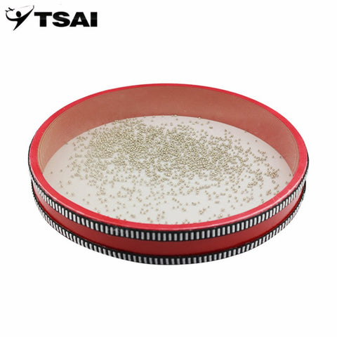 2017 TSAI Ocean Wave Bead Drum Sea Sound Musical Instrument Toys for Baby Kid Child Early Learning Tools 25cm for Gift