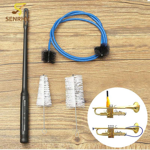 1Set Trumpet Horn Trombone Maintenance Items Musical Instrument Cleaning Kit For Brass Instruments Parts & Accessories
