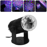 RGB Professional Music Active Laser LED Crystal Stage Effect Light Magic Ball Rotating Disco DJ Lighting Holiday Festival Party