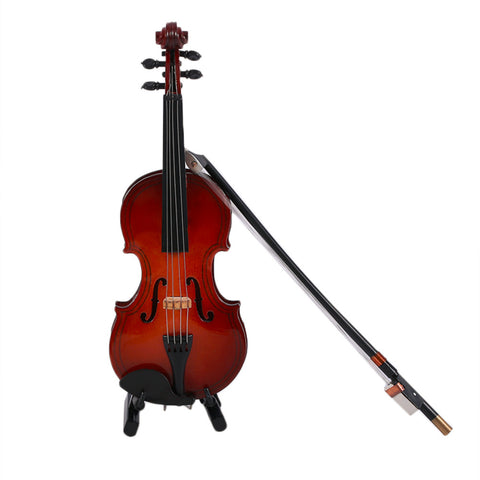 2017 Creative Mini Musical Ornaments Wooden Craft Miniature Guitar for Home Beautiful Decoration Accessories