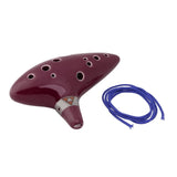 12 Hole Ocarina Instrument Keramische Alto C Legend Of Zelda Ocarina Flute With Cord Hand rope Music Instrument Free Shipping