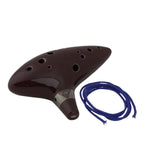 12 Hole Ocarina Instrument Keramische Alto C Legend Of Zelda Ocarina Flute With Cord Hand rope Music Instrument Free Shipping