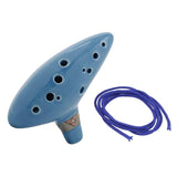 12 Hole Ocarina Instrument Keramische Alto C Legend Of Zelda Ocarina Flute With Cord Hand rope Music Instrument Free Shipping