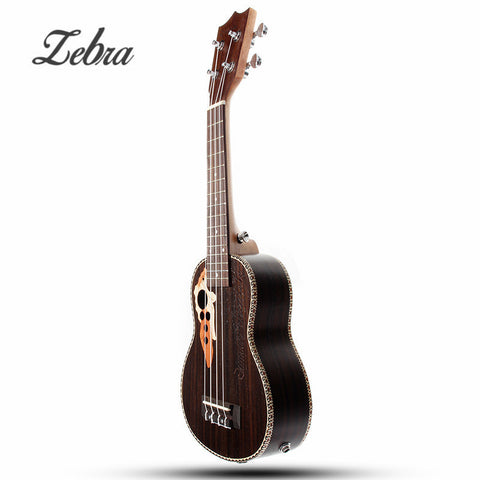 Zebra 21'' 23'' Acoustic Rosewood 4 Strings Concert Ukulele Uke Electric Bass Guitarra Guitar for Musical Stringed Instruments