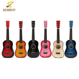 23" Beginners Practice Acoustic Children Basswood Ukulele 6 String Guitar Musical Instrument For Beginners or Basic Players