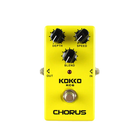 KOKKO KC06 Electric Bass Guitar Effect Pedal Chorus Low Noise BBD True Bypass Professional Guitarra Pedal Effect Prats Accessory