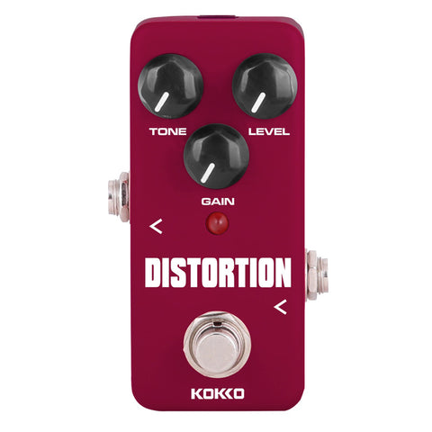 KOKKO FDS-2 Mini Electric Bass Guitar Pedal de Distorsion Guitarra Ukulele Effects Portatil Partes Efectos Alta Calidad Parts