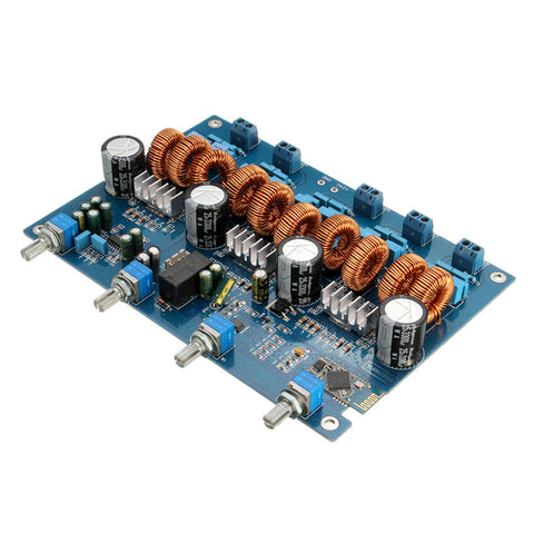 New Arrival TPA3116 4.1 Class D Amp With Bluetooth Power Stereo Amplifier Board 4x50W+100W