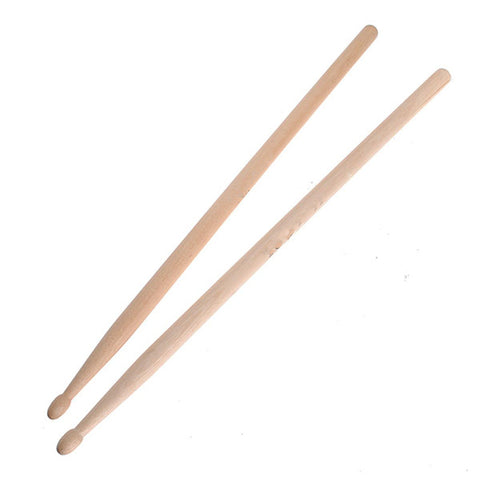 1 Pair Maple 5A Size Maple Wood Drumsticks Stick For Drum Lightweight Wood Color Drum Sticks Musical Parts & Accessories