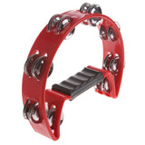 Single Row Jingles Half Moon Musical Tam-bourine Percussion Drum Party Gift Toy