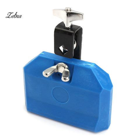 Blue Eco-friendly Plastic Percussion Instruments Block Latin Drum Kit 165x125mm Block Latin Drum+ 210mm Stick