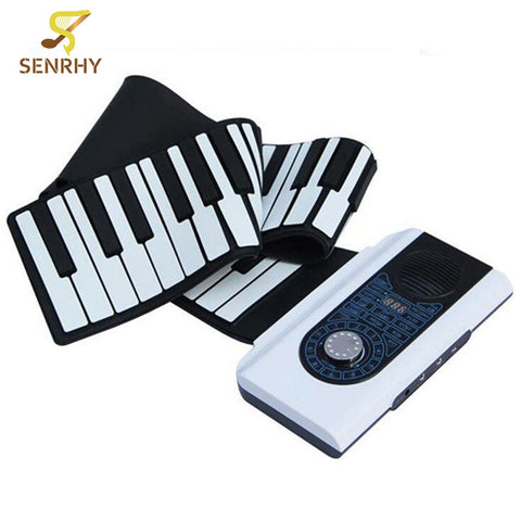 Senrhy 88 Key Professional Roll Up Electronic Piano With MIDI Keyboard For Musical Instruments Lover Gift High Quality Roll-up